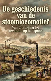 Omslag van De geschiedenis van de stoomlocomotief