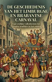 Omslag van De geschiedenis van het Limburgse en Brabantse carnaval