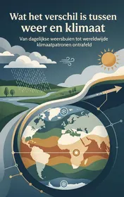 Omslag van Wat het verschil is tussen weer en klimaat