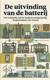 Omslag van De uitvinding van de batterij