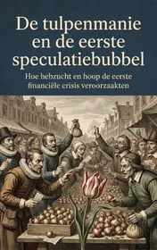Omslag van De tulpenmanie en de eerste speculatiebubbel