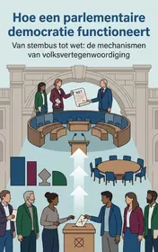 Omslag van Hoe een parlementaire democratie functioneert