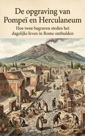 Omslag van De opgraving van Pompeï en Herculaneum