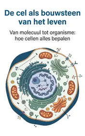 Omslag van De cel als bouwsteen van het leven