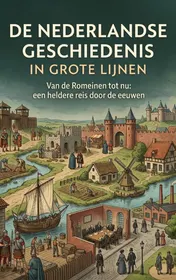 Omslag van De Nederlandse geschiedenis in grote lijnen