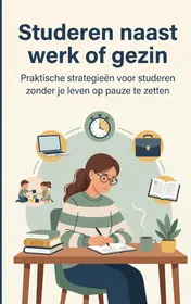 Omslag van Studeren naast werk of gezin