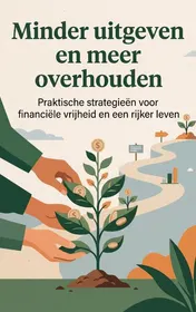 Omslag van Minder uitgeven en meer overhouden
