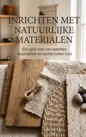 Omslag van Inrichten met natuurlijke materialen