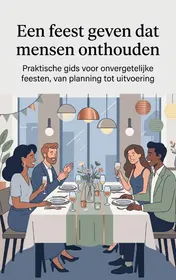Omslag van Een feest geven dat mensen onthouden