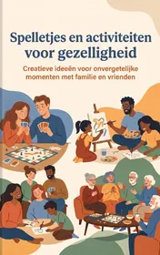 Omslag van Spelletjes en activiteiten voor gezelligheid
