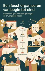 Omslag van Een feest organiseren van begin tot eind
