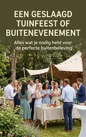 Omslag van Een geslaagd tuinfeest of buitenevenement