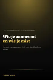 Omslag van Wie je aanneemt en wie je mist
