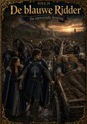 Omslag van Boek 28, De blauwe Ridder - De stervende koning
