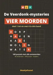 Omslag van De Veerdonk-mysteries, deel 1 tot en met 4