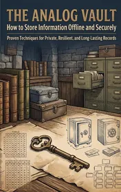 Omslag van The Analog Vault: How to Store Information Offline and Securely