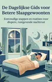 Omslag van De Dagelijkse Gids voor Betere Slaapgewoonten