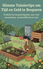 Omslag van Slimme Tuiniertips om Tijd en Geld te Besparen