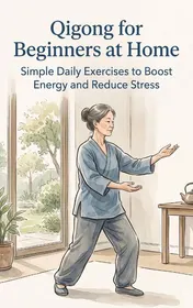 Omslag van Qigong for Beginners at Home