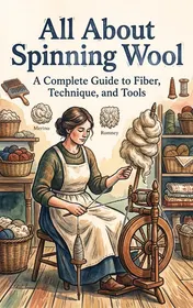 Omslag van All About Spinning Wool