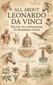 Omslag van All About Leonardo da Vinci