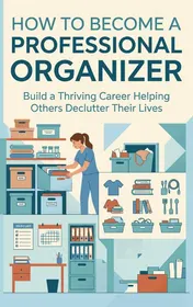 Omslag van How to Become a Professional Organizer