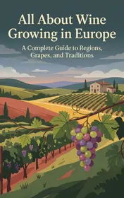 Omslag van All About Wine Growing in Europe