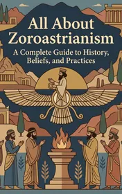 Omslag van All About Zoroastrianism