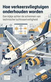 Omslag van Hoe verkeersvliegtuigen onderhouden worden
