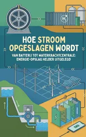 Omslag van Hoe stroom opgeslagen wordt