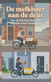 Omslag van De melkboer aan de deur