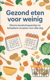 Omslag van Gezond eten voor weinig