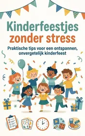 Omslag van Kinderfeestjes zonder stress