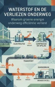 Omslag van Waterstof en de verliezen onderweg