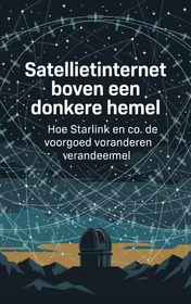 Omslag van Satellietinternet boven een donkere hemel