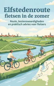Omslag van Elfstedenroute fietsen in de zomer