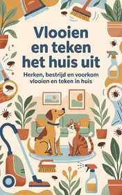 Omslag van Vlooien en teken het huis uit