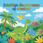 Omslag van Schattige dinosaurussen op avontuur