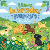 Omslag van Lieve labrador puppy's