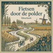 Omslag van Fietsen door de polder