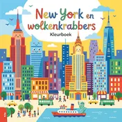 Omslag van New York en wolkenkrabbers