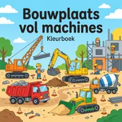 Omslag van Bouwplaats vol machines