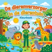 Omslag van De dierenverzorger in de dierentuin