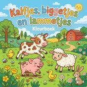 Omslag van Kalfjes, biggetjes en lammetjes
