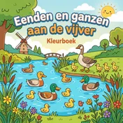Omslag van Eenden en ganzen aan de vijver
