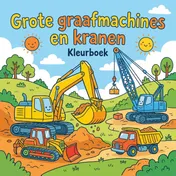 Omslag van Grote graafmachines en kranen