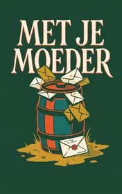 Omslag van Met je moeder