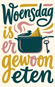 Omslag van Woensdag is er gewoon eten