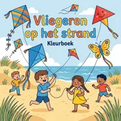 Omslag van Vliegeren op het strand