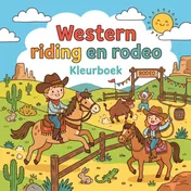 Omslag van Western riding en rodeo